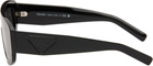Prada Eyewear Black Shield Sunglasses