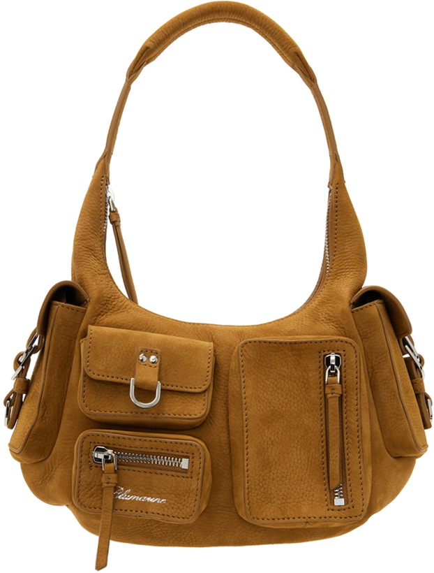 Photo: Blumarine Tan Regular-Sized Nubuck Leather Cargo Bag