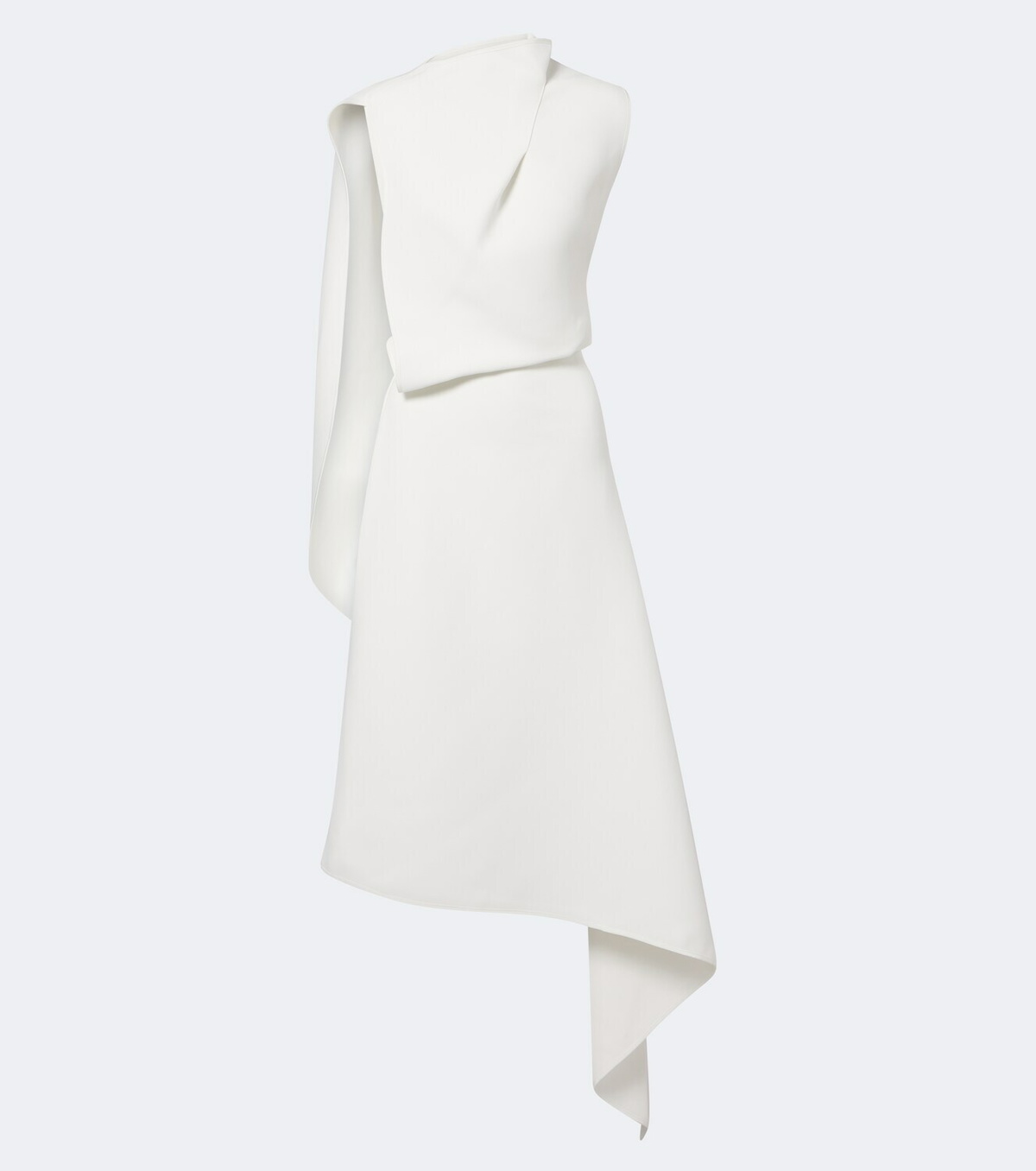 Maticevski Prosper asymmetric draped midi dress