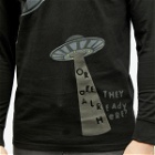 Creepz Men's Invasion Long Sleeve T-Shirt - END. Exclusive in Black Out