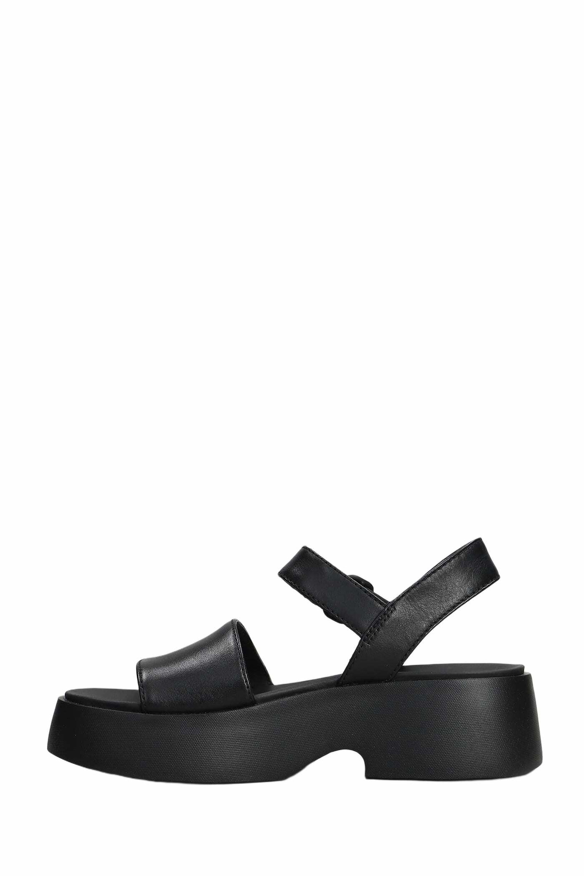 Camper Tasha Sandals In Black Leather
