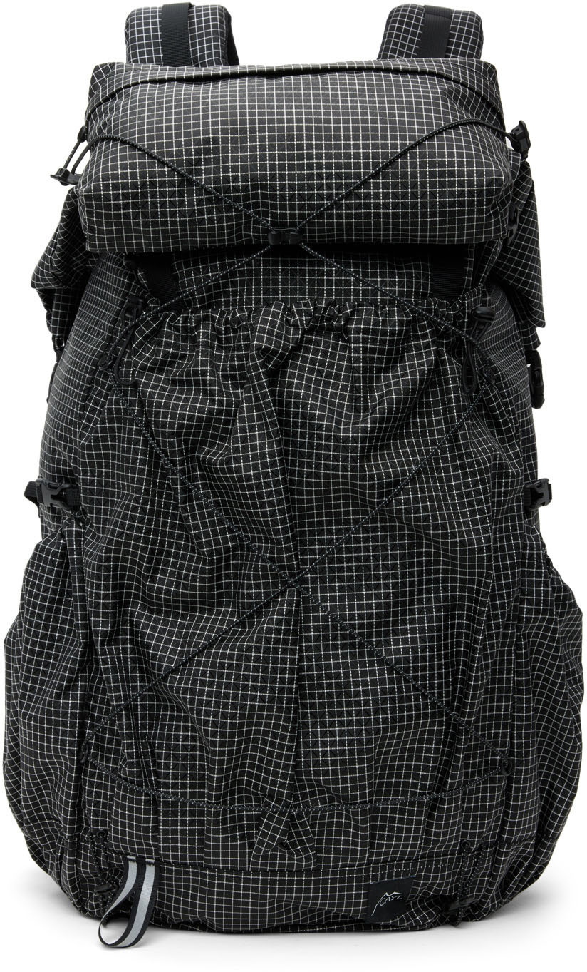 CAYL Black & White Baekdu 2 Grid Backpack