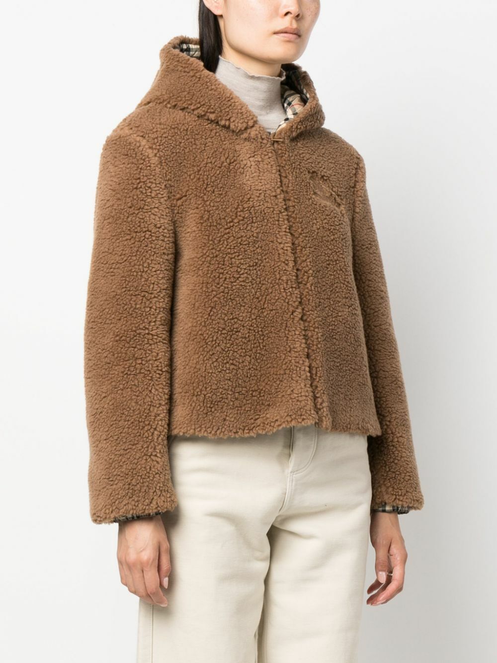 BURBERRY - Wool Reversible Jacket Burberry
