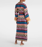 Valentino Polka-dot silk beach cover-up