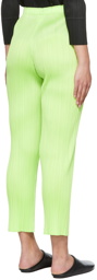 Pleats Please Issey Miyake Green Monthly Colors February Trousers