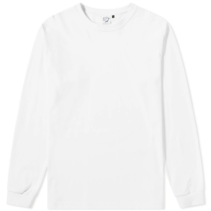 Photo: orSlow Men's Long Sleeve Pocket T-Shirt in White