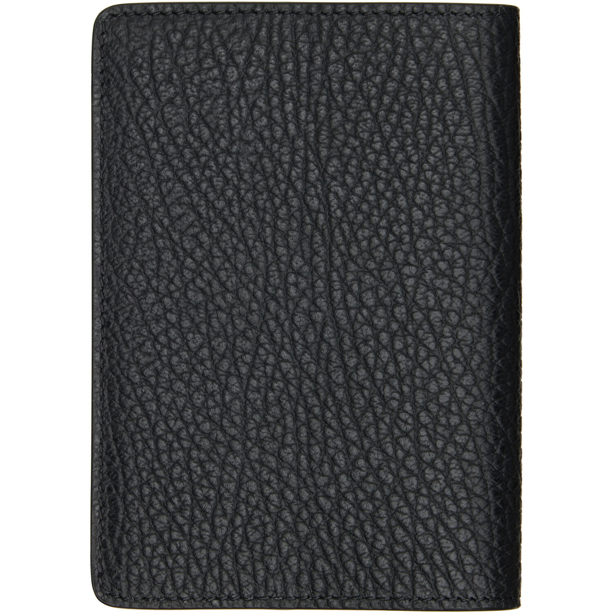 Maison Margiela Black Four Stitches Passport Holder