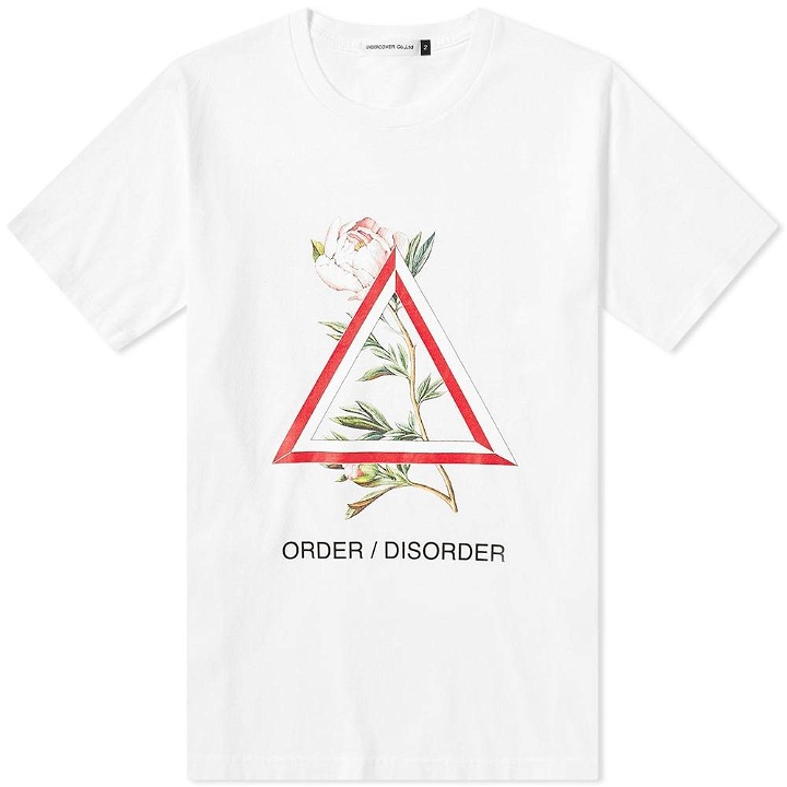 Photo: Undercover Order/Disorder Triangle Print Tee White