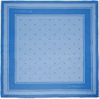 Givenchy Blue Plumetis Print Square Scarf