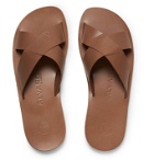 Álvaro - Antonio Leather Sandals - Brown