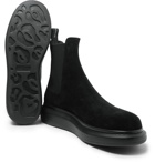 Alexander McQueen - Exaggerated-Sole Suede Chelsea Boots - Black