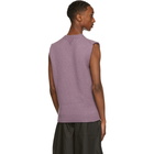 Bottega Veneta Purple Wool and Cashmere Sweater Vest