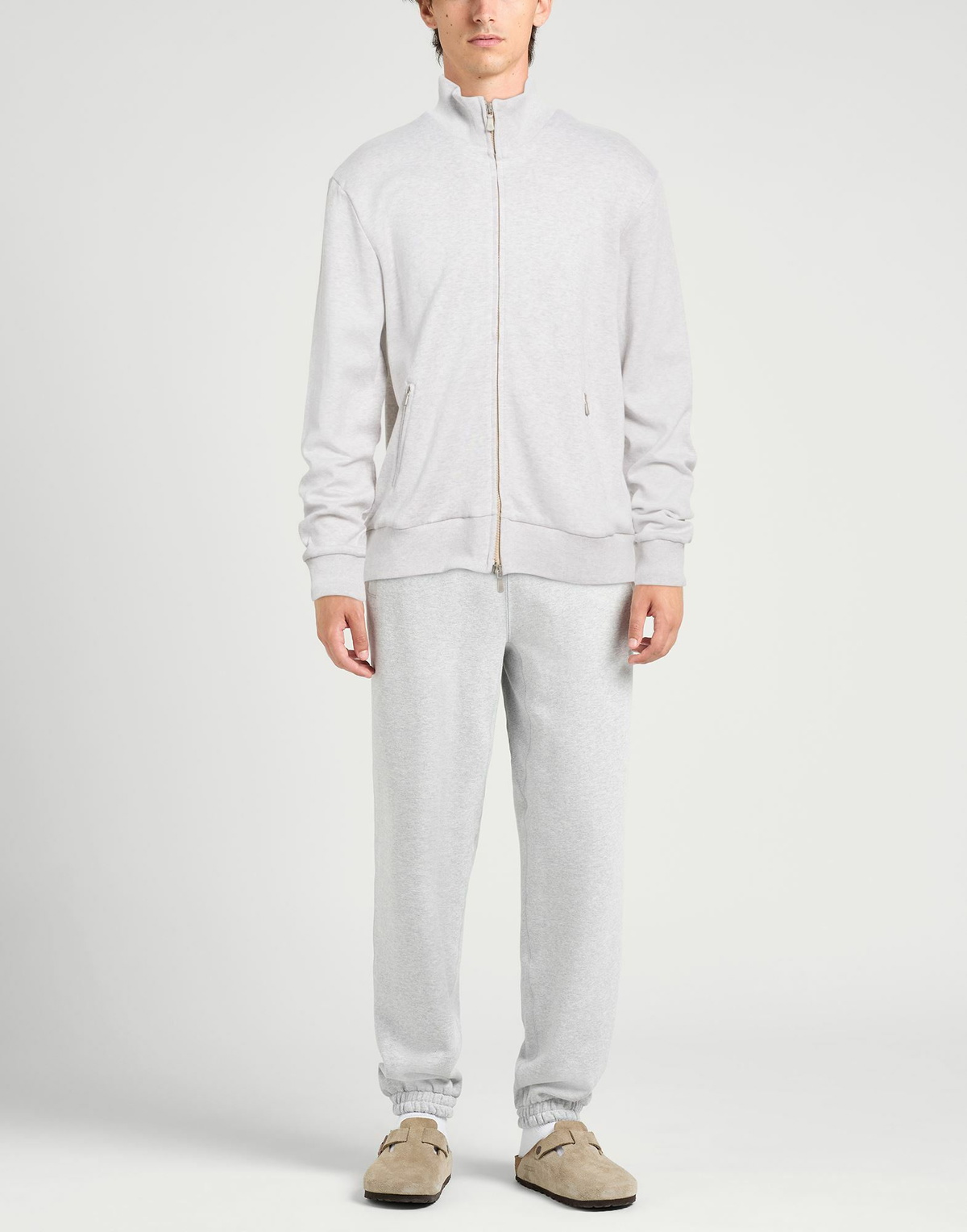 Eleventy Mens Sweatshirt Light in Grey