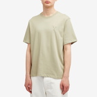 AMI Paris Men's AMI Embossed Heart T-Shirt in Sage