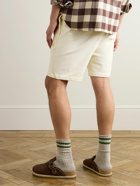 Polo Ralph Lauren - Straight-Leg Logo-Embroidered Cotton-Jersey Drawstring Shorts - Neutrals