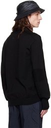 Goldwin 0 Black Engineered Layer Sweater