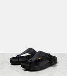Loewe - Leather thong sandals