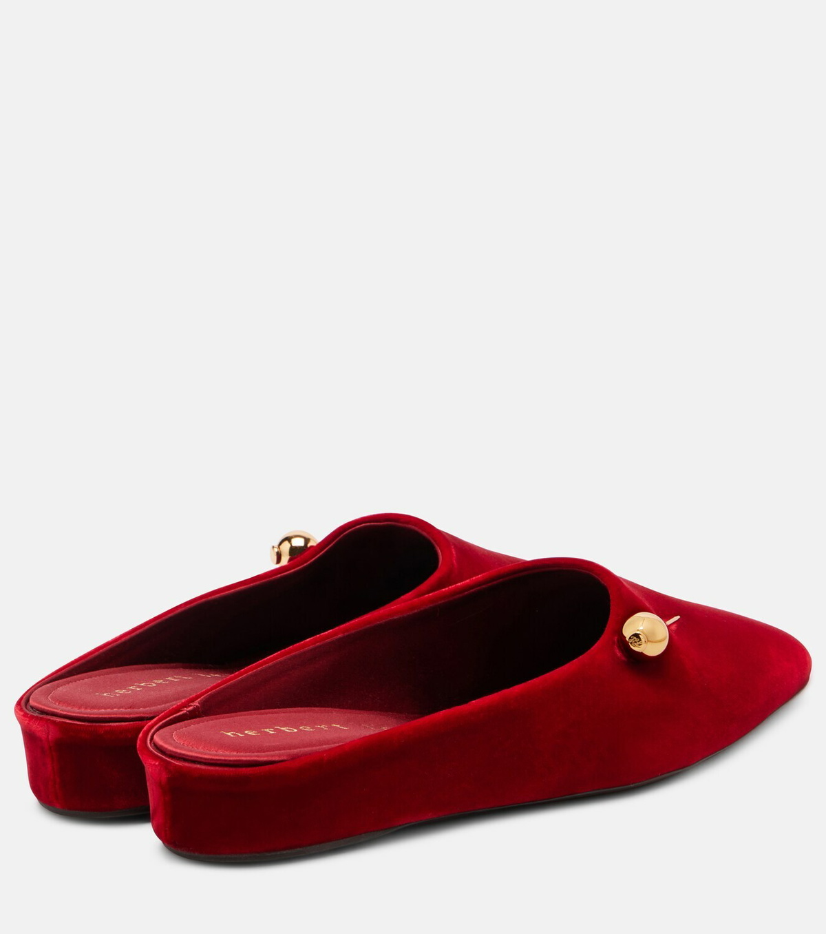 Herbert Levine Sleep On It velvet mules