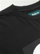 Afield Out® - Balance Printed Garment-Dyed Cotton-Jersey T-Shirt - Black