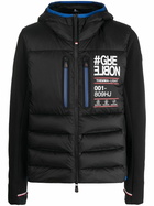 Moncler Grenoble Black Quilted Hoodie