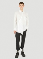 Double Collar Shirt in White