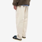 South2 West8 Men's Belted C.S. Twill Trousers in Off White