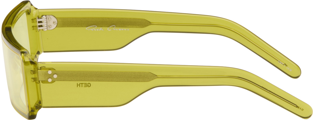 Rick Owens Yellow Gethshades Sunglasses
