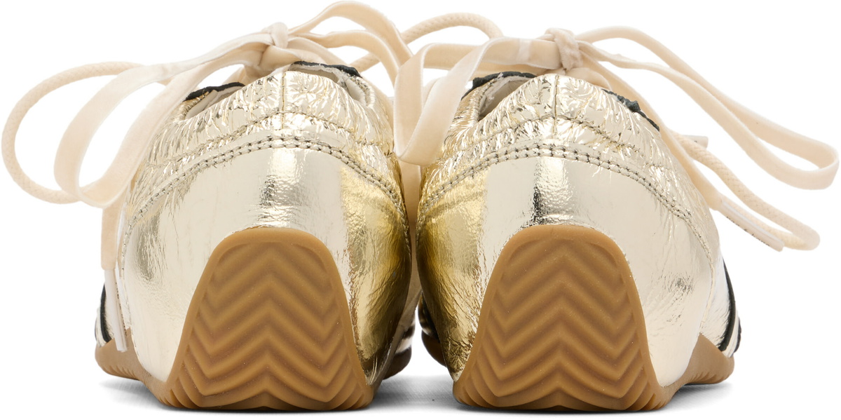 rag & bone Gold Emilee Ballet Runner Sneakers