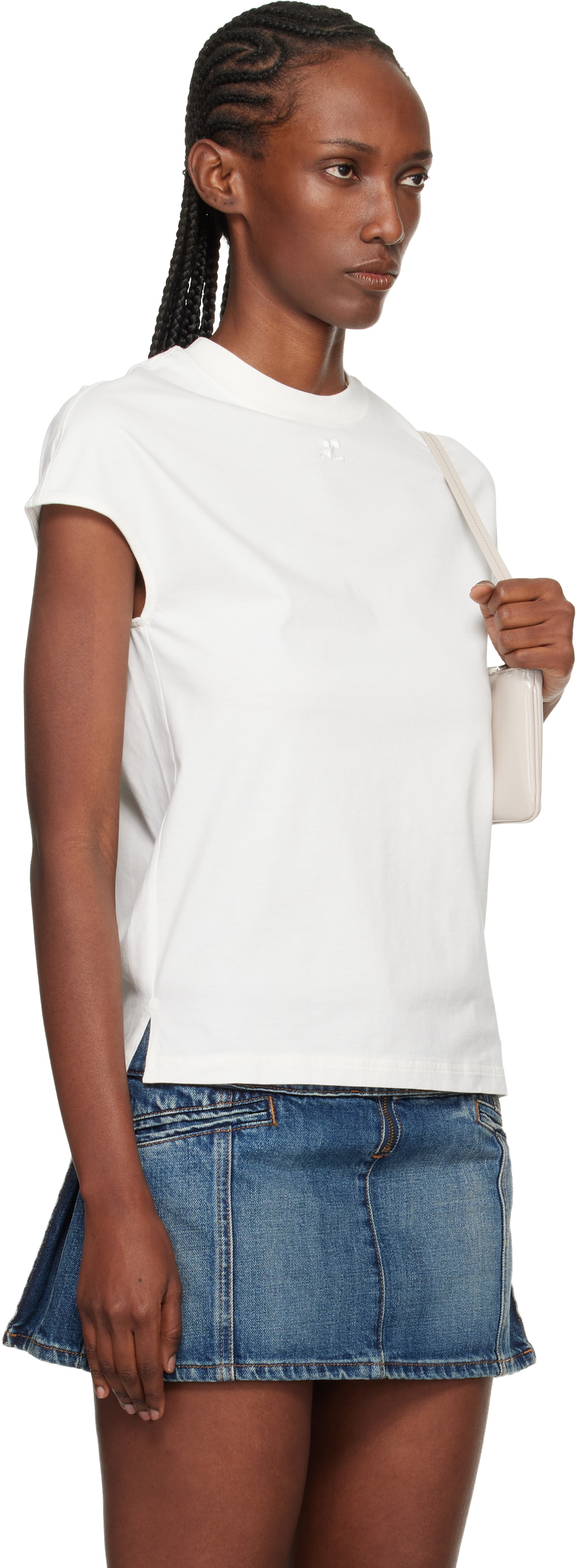 Courrèges White Oversized T-shirt