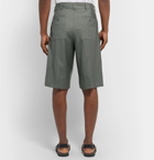 Jacquemus - Wide-Leg Virgin Wool-Twill Shorts - Army green