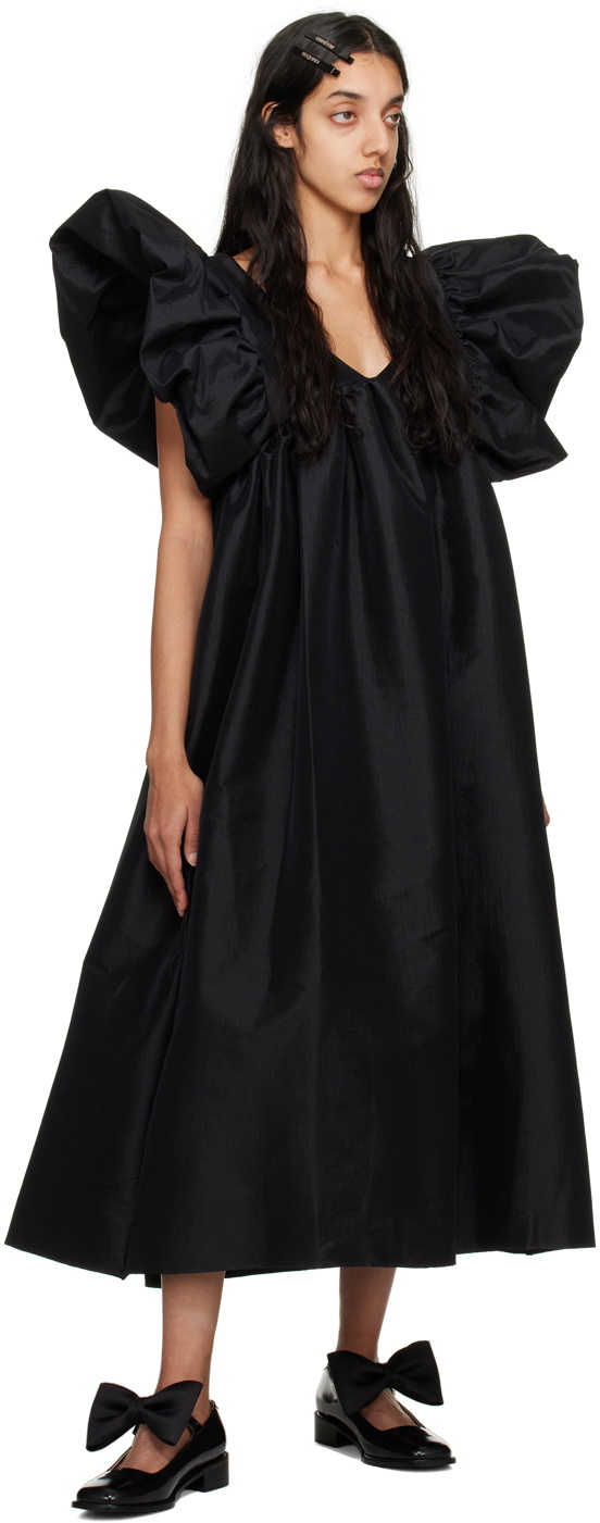 Kika Vargas Black Adriana Maxi Dress Kika Vargas