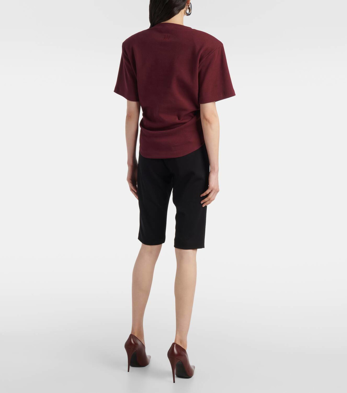 Magda Butrym Cotton-blend jersey T-shirt