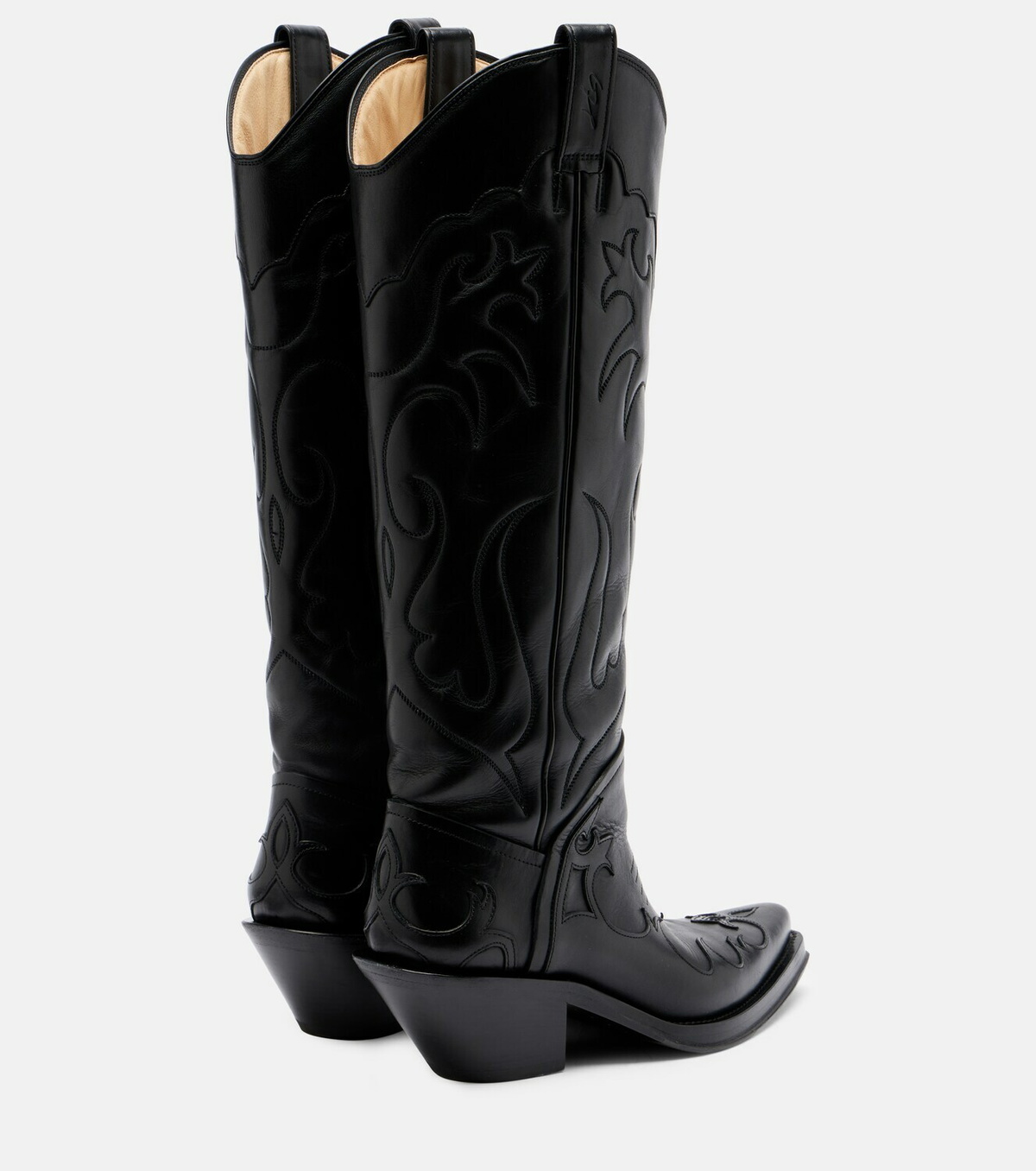 Gabriela Hearst Capitana leather cowboy boots