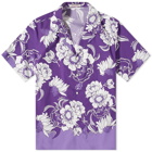 Valentino Men's Floral Print Vacation Shirt in St. Margerite Foulard