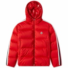 Moncler Men's Sanbesan Side Stripe Jacket in Red