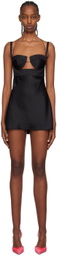 Anna October Black Lila Minidress