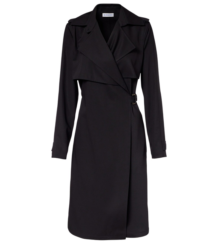 Photo: Burberry Belted wool wrap dress