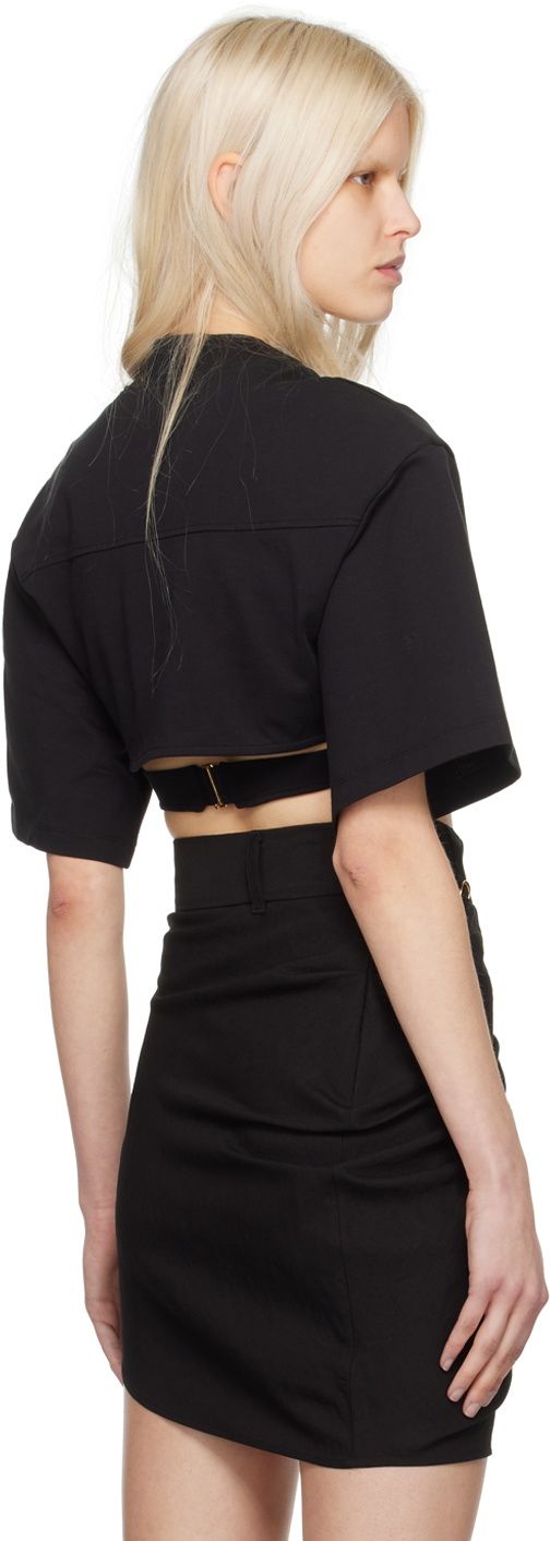 Jacquemus Black Le Chouchou 'Le Bahia Court' T-Shirt Jacquemus