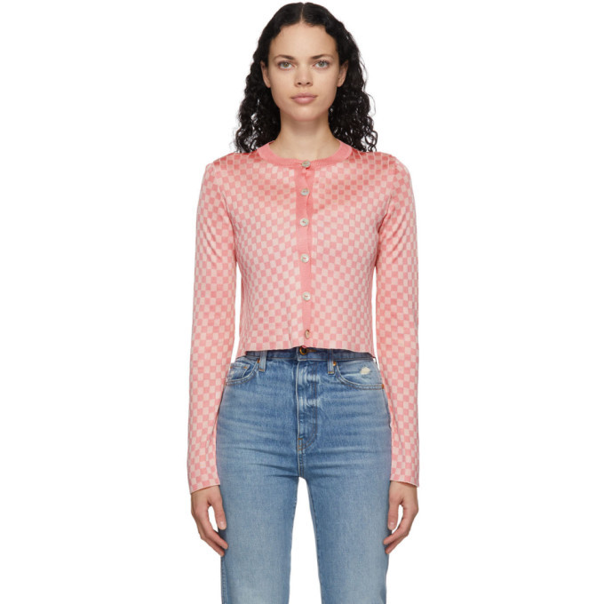 Photo: Calle Del Mar Pink Checkered Cardigan