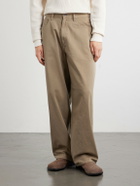 KAPITAL - Wide-Leg Cotton Trousers - Brown