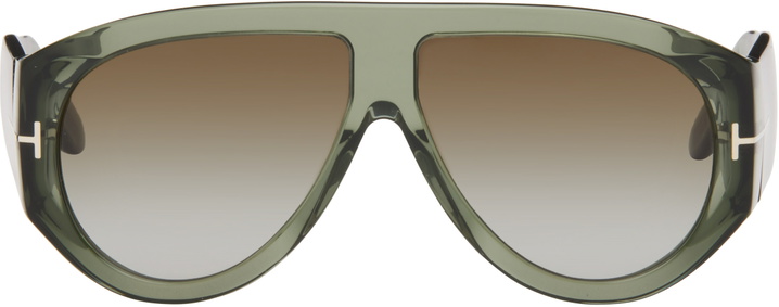 Photo: TOM FORD Green Bronson Sunglasses