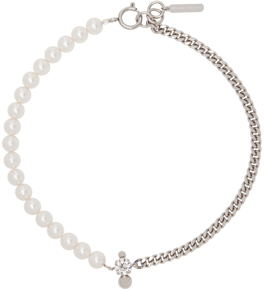 Justine Clenquet Silver Maisie Necklace Justine Clenquet