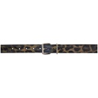 Doublet Multicolor Lenticular Leopard Belt