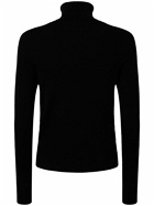 BALMAIN Pb Logo Wool Turtleneck Sweater