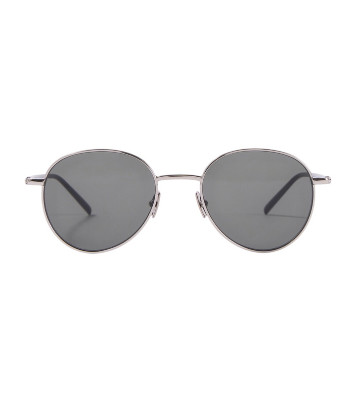 Photo: Saint Laurent Logo round glasses