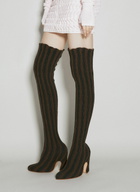 Isa Boulder Cactus Knit Boots