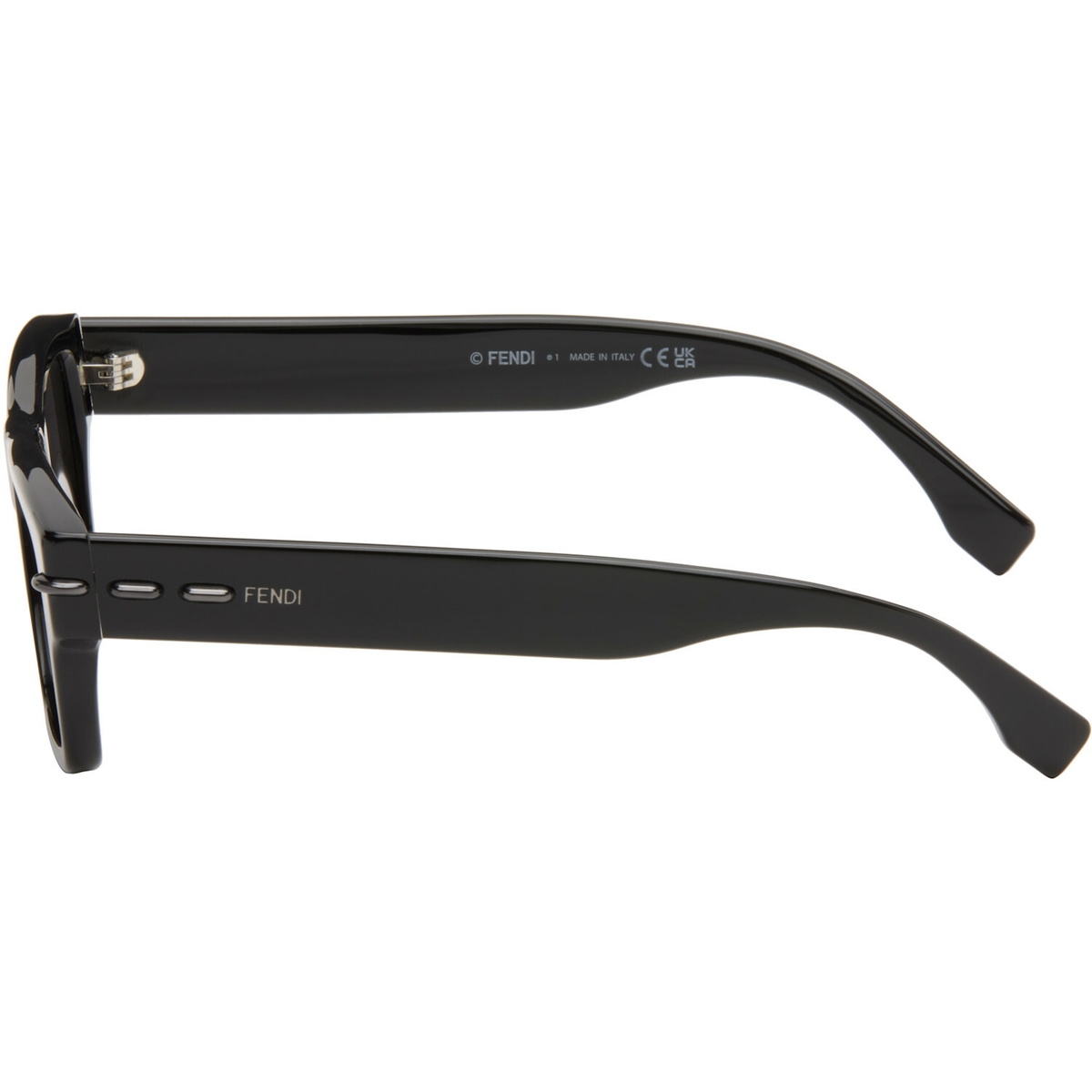 Fendi Black 'Fendi Selleria' Sunglasses