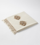 Jonathan Adler Muse beaded wool throw