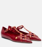 Valentino Garavani Studdy leather ballet flats