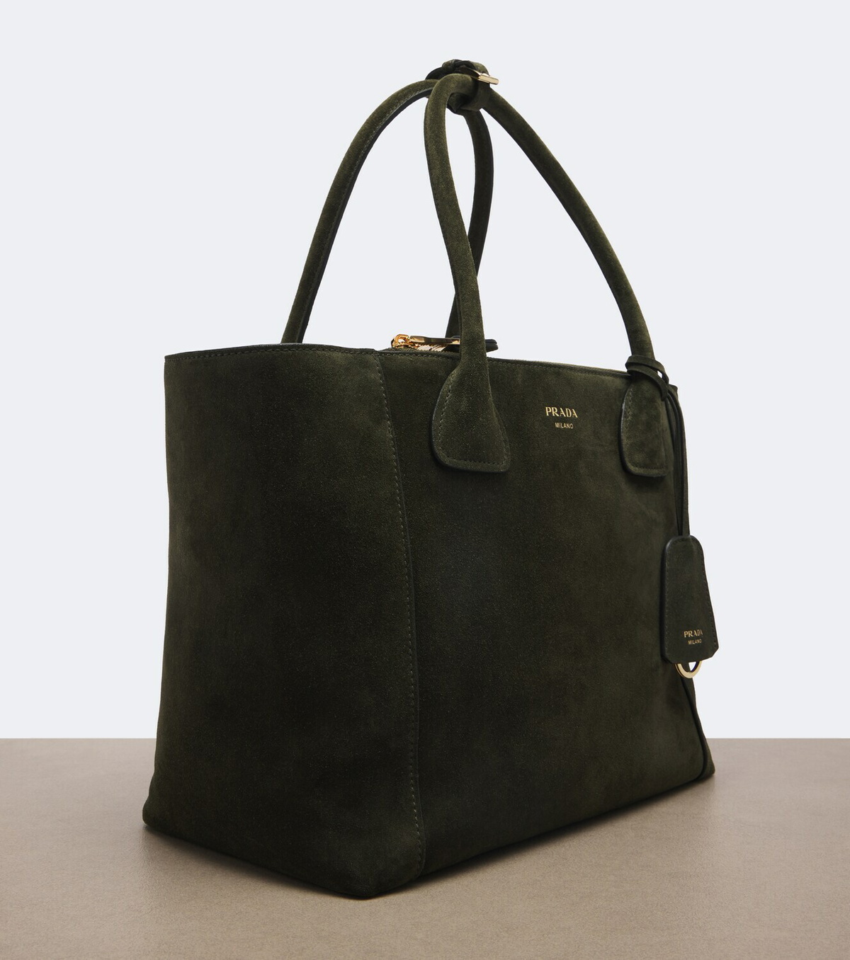 Prada Prada Nova Large suede tote bag